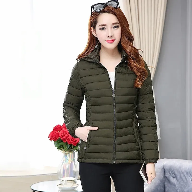 2023 New Winter Jacket High Quality Overcoat stand-callor Coat Women Fashion Jackets Winter Warm Woman Clothing Casual Parkas