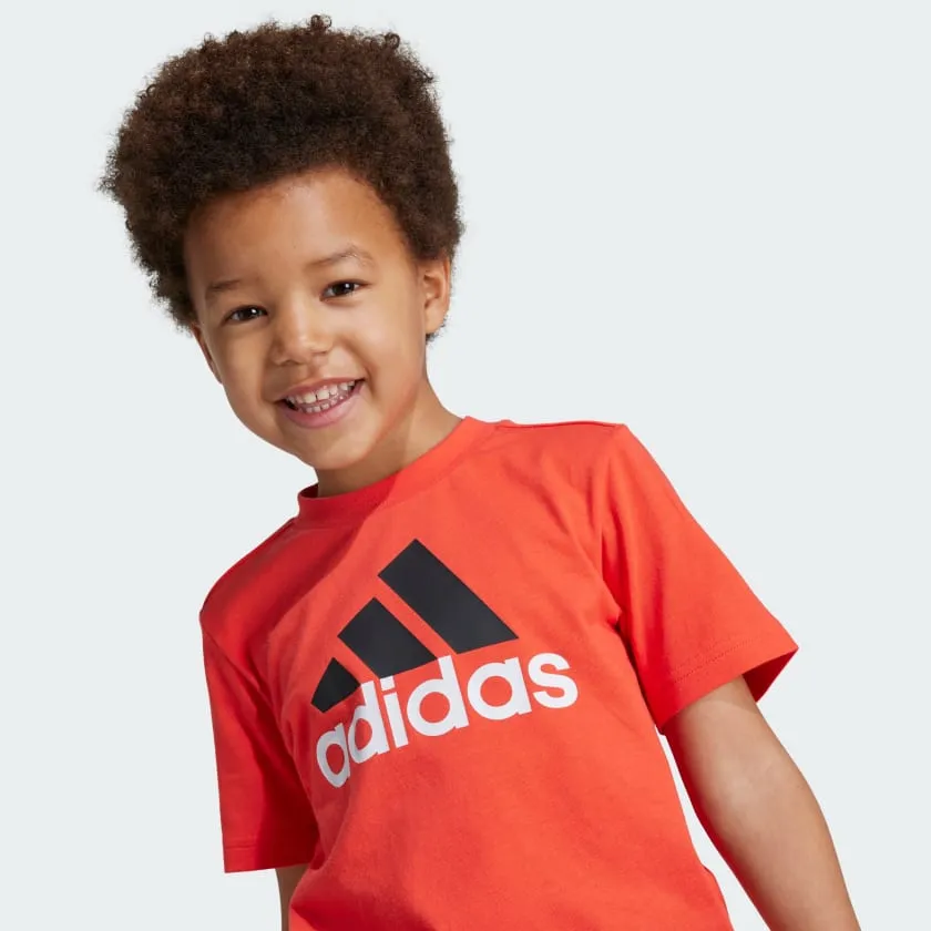 Adidas Essentials Logo Kids Tee & Short Set