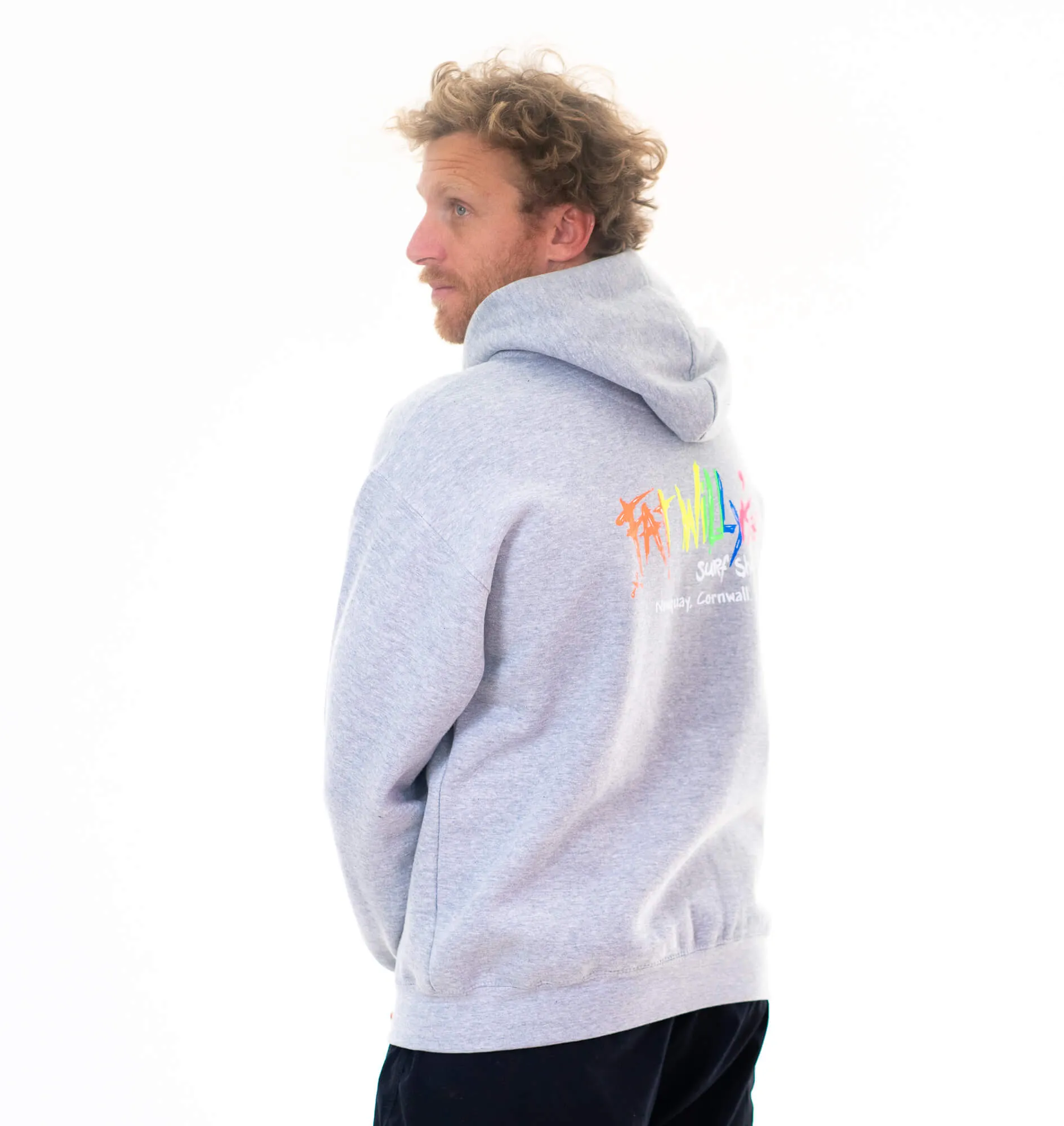 Adult Zip Hoodie Heather Grey