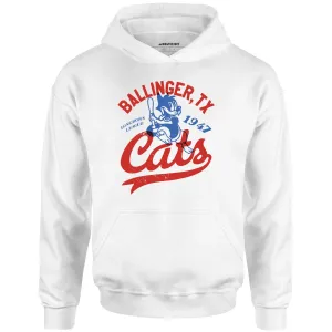 Ballinger Cats - Texas - Vintage Defunct Baseball Teams - Unisex Hoodie