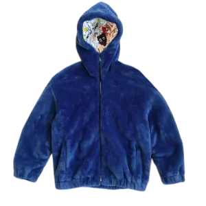 BIOFUR™ Zip Front "Ski" Jacket - Marine Blue