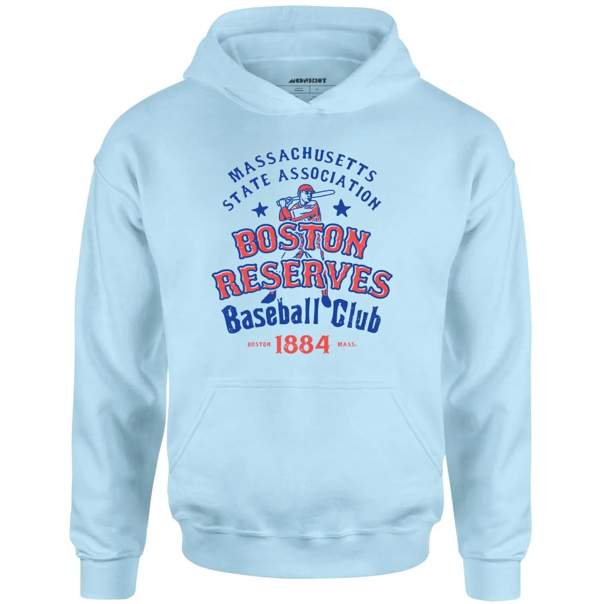 Boston Reserves - Massachusetts - Vintage Defunct Baseball Teams - Unisex Hoodie