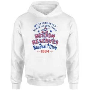 Boston Reserves - Massachusetts - Vintage Defunct Baseball Teams - Unisex Hoodie