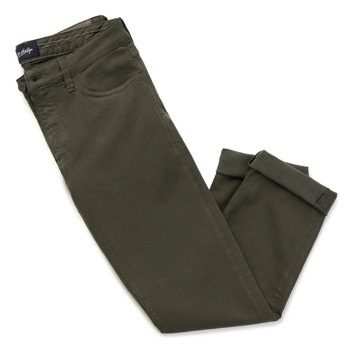 Charisma Classic Fit Pants in Green Comfort