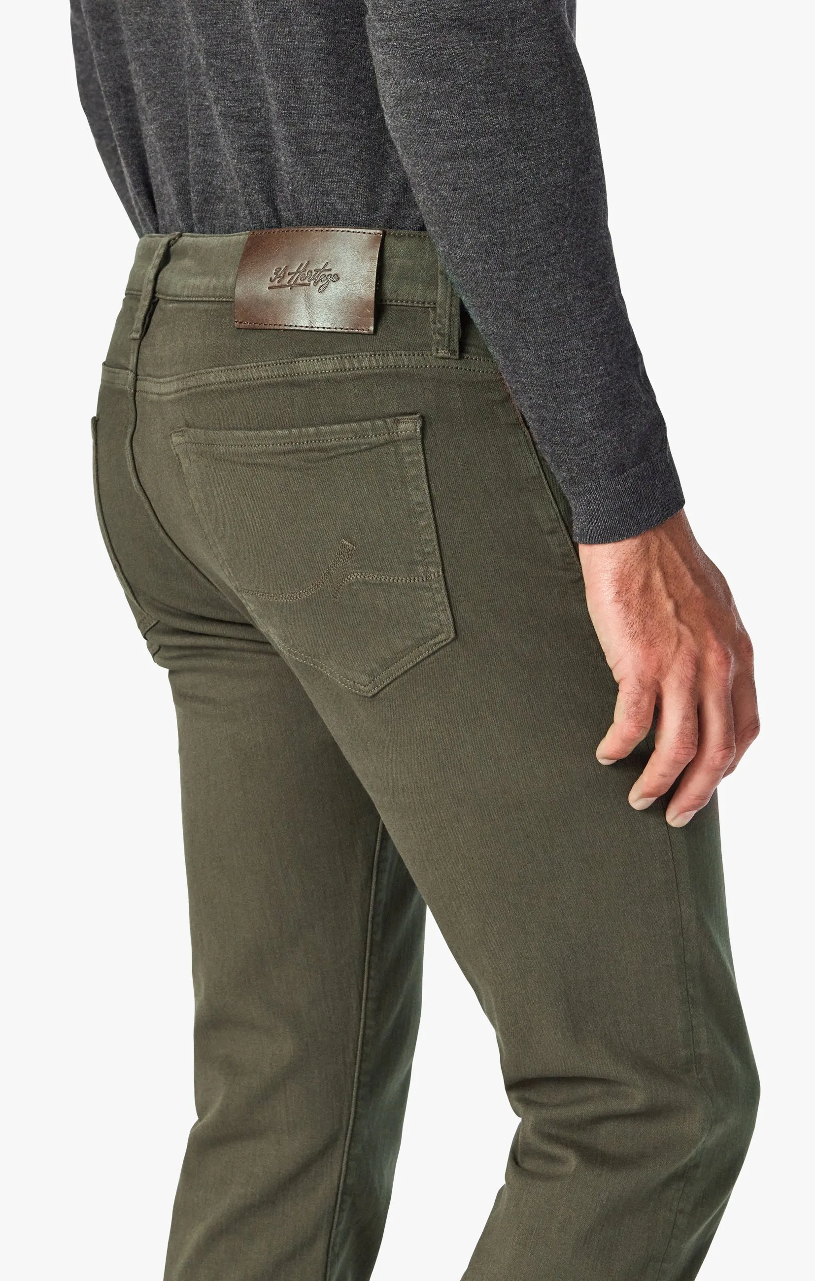 Charisma Classic Fit Pants in Green Comfort