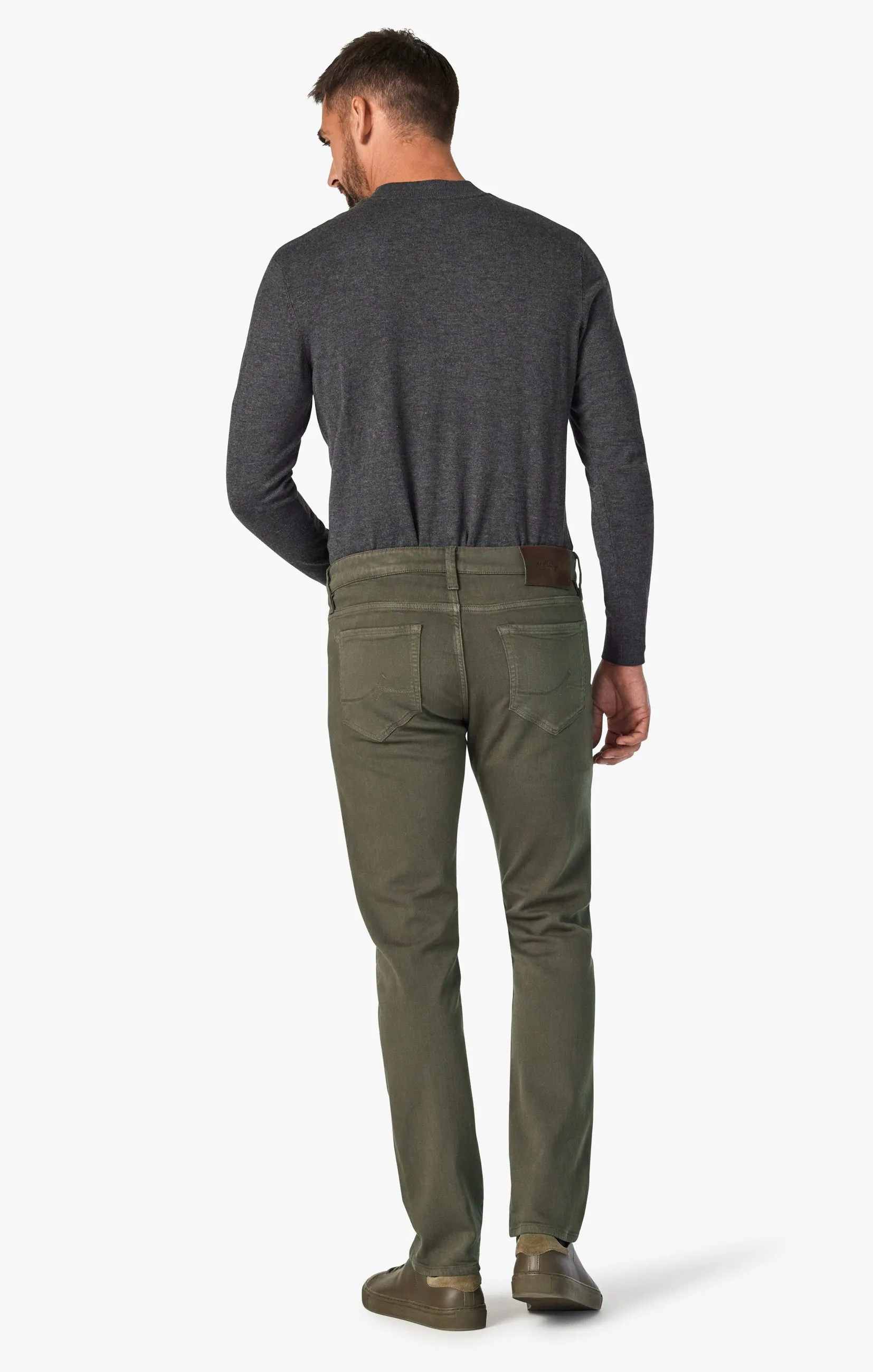 Charisma Classic Fit Pants in Green Comfort