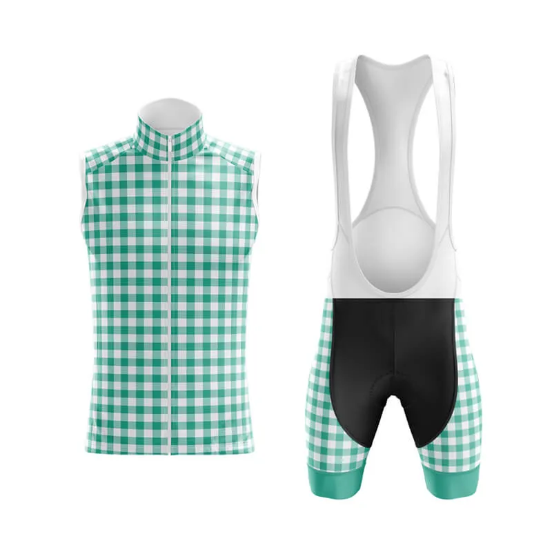 Checkered (Green) Club Cycling Kit