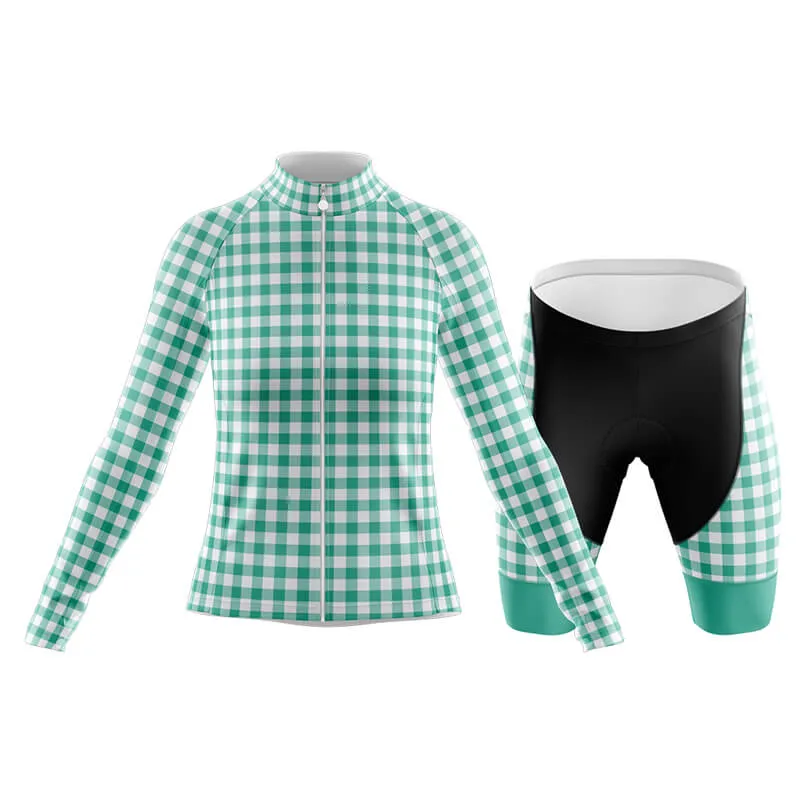 Checkered (Green) Club Cycling Kit