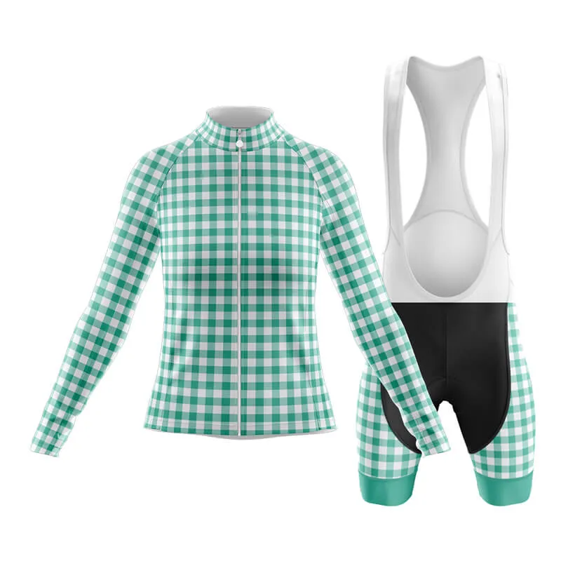 Checkered (Green) Club Cycling Kit