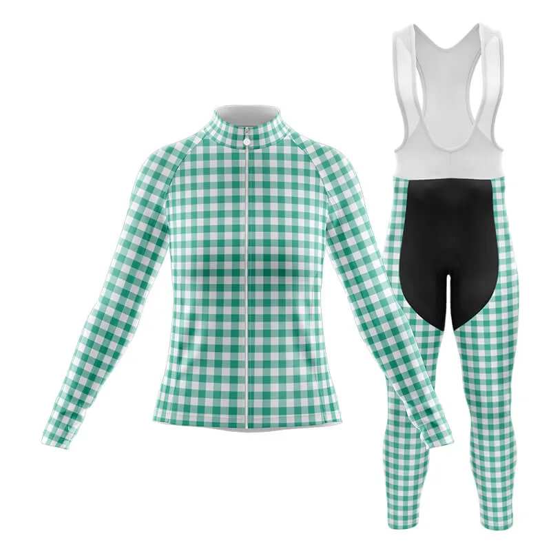 Checkered (Green) Club Cycling Kit