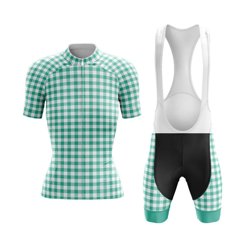 Checkered (Green) Club Cycling Kit