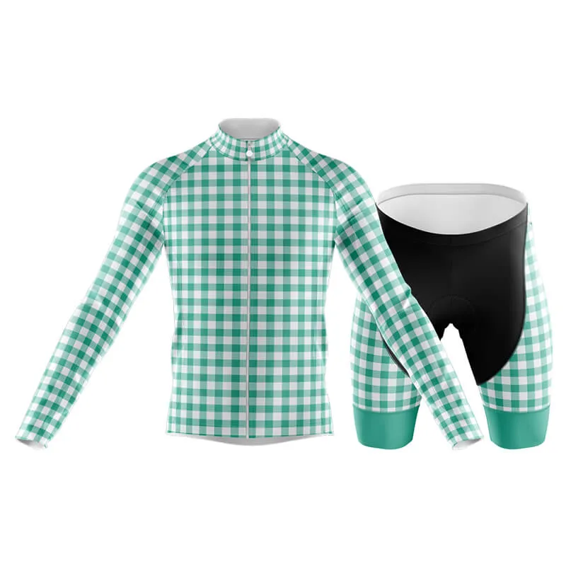 Checkered (Green) Club Cycling Kit