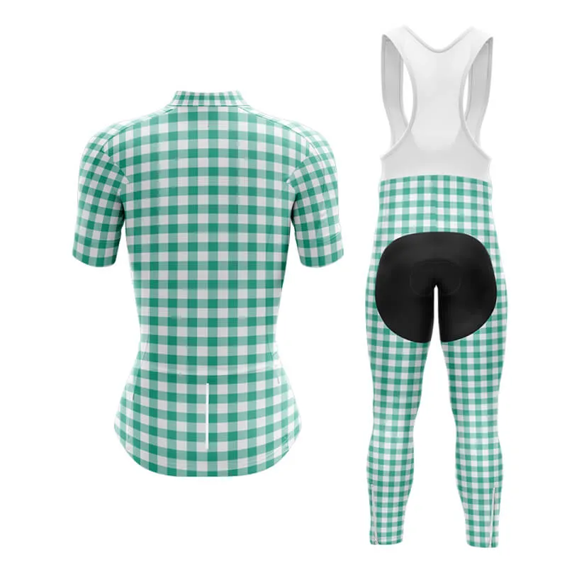 Checkered (Green) Club Cycling Kit