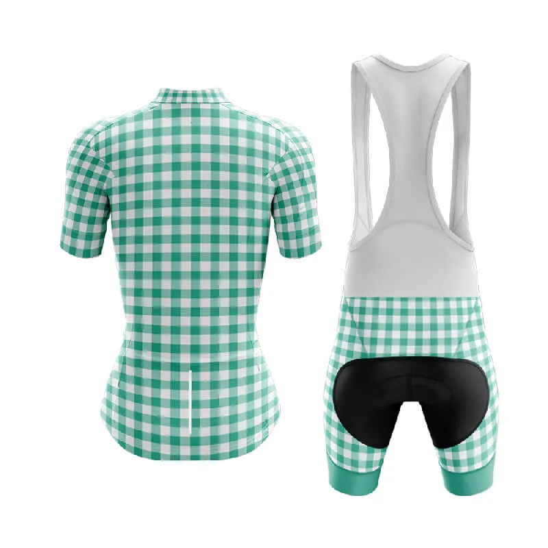 Checkered (Green) Club Cycling Kit