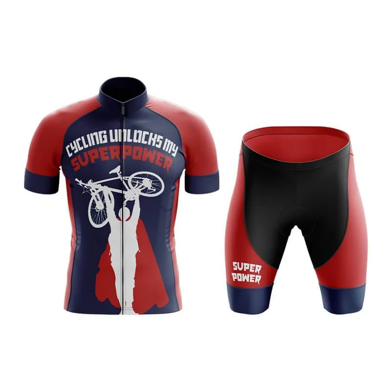 Cycling Unlocks My Super Powers (V3) Club Cycling Kit