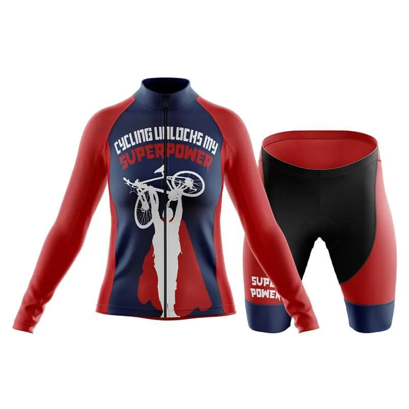 Cycling Unlocks My Super Powers (V3) Club Cycling Kit