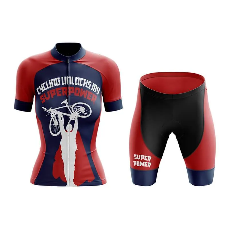 Cycling Unlocks My Super Powers (V3) Club Cycling Kit