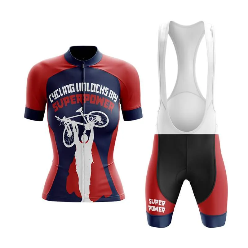 Cycling Unlocks My Super Powers (V3) Club Cycling Kit