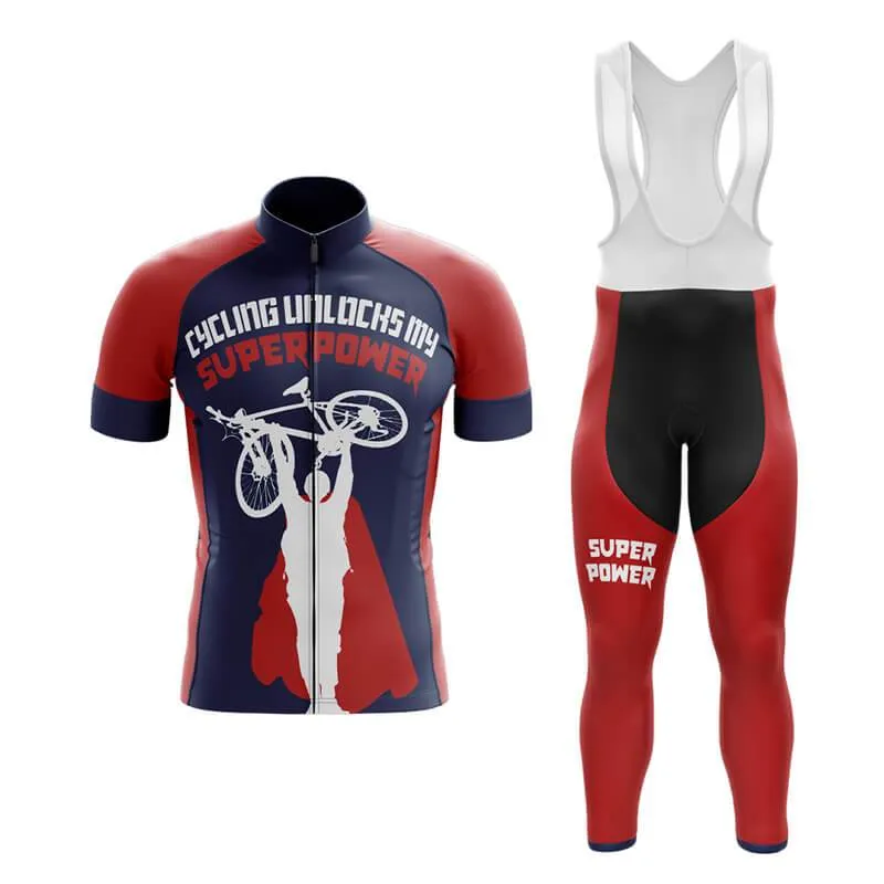 Cycling Unlocks My Super Powers (V3) Club Cycling Kit