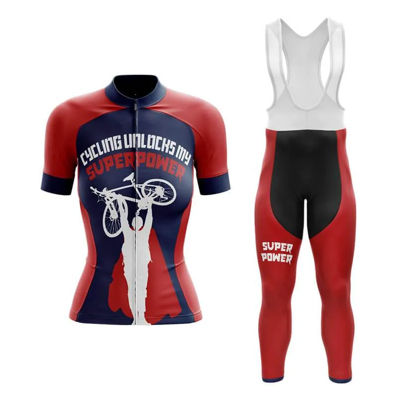 Cycling Unlocks My Super Powers (V3) Club Cycling Kit