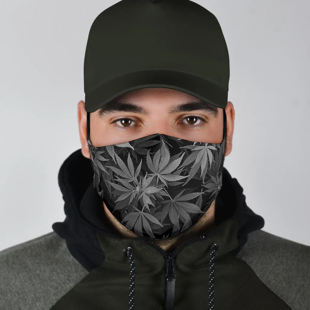 Dank Master OG Black Custom Weed Leaf Face Mask