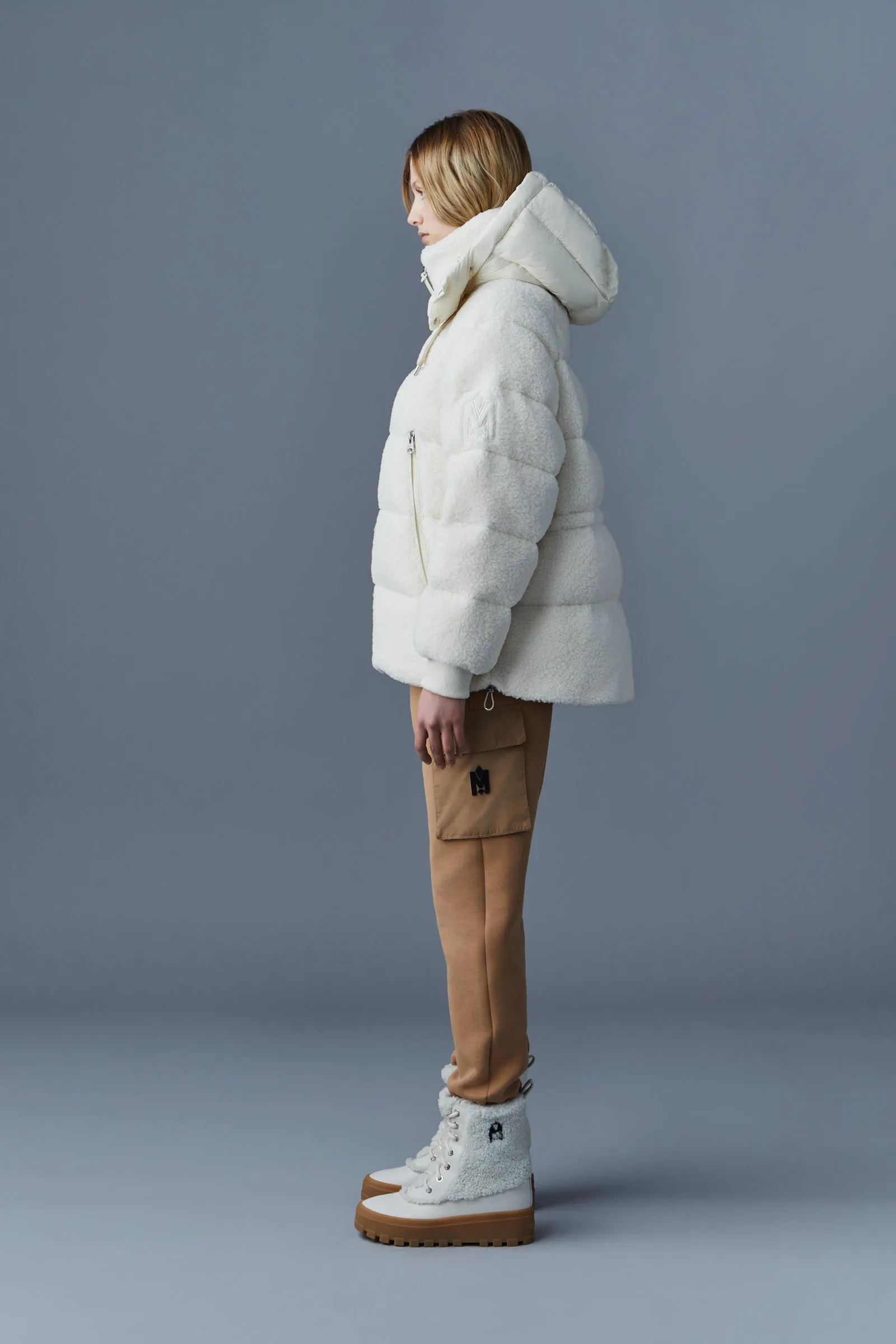 EDANA-TD Ladies Cream Down Jacket