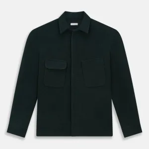 Forest Green Greenwich Knitted Overshirt