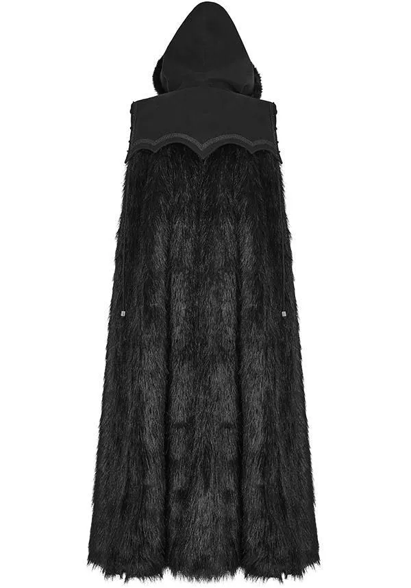 Gothic Witch/Warlock | LONG FUR CLOAK