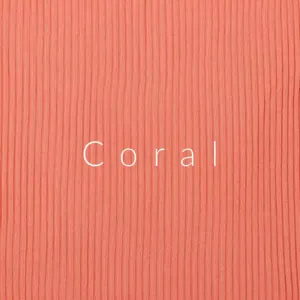 Heavy Rib 4x4 - Coral