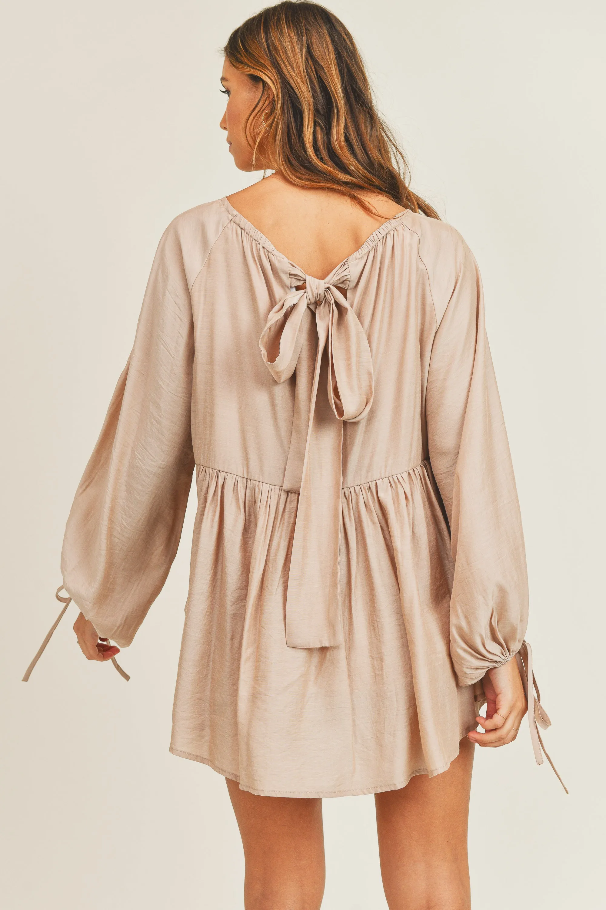 HI-LOW DRESSY TUNIC TOP