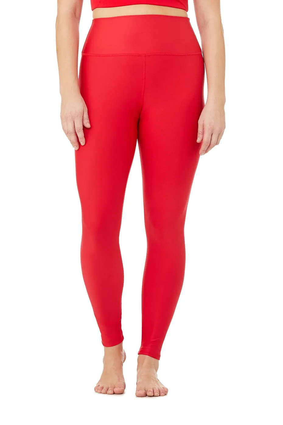 High-Waist Airlift Legging - Scarlet