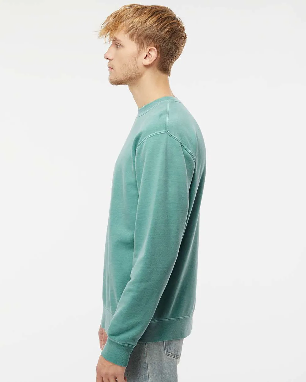 Independent Trading Co. Midweight Pigment-Dyed Crewneck Sweatshirt PRM3500