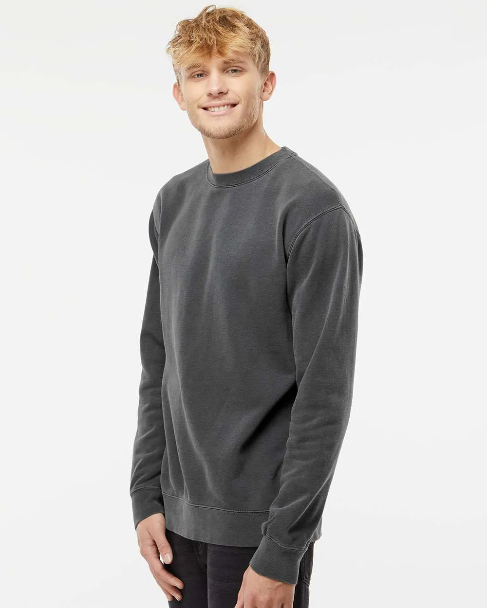 Independent Trading Co. Midweight Pigment-Dyed Crewneck Sweatshirt PRM3500