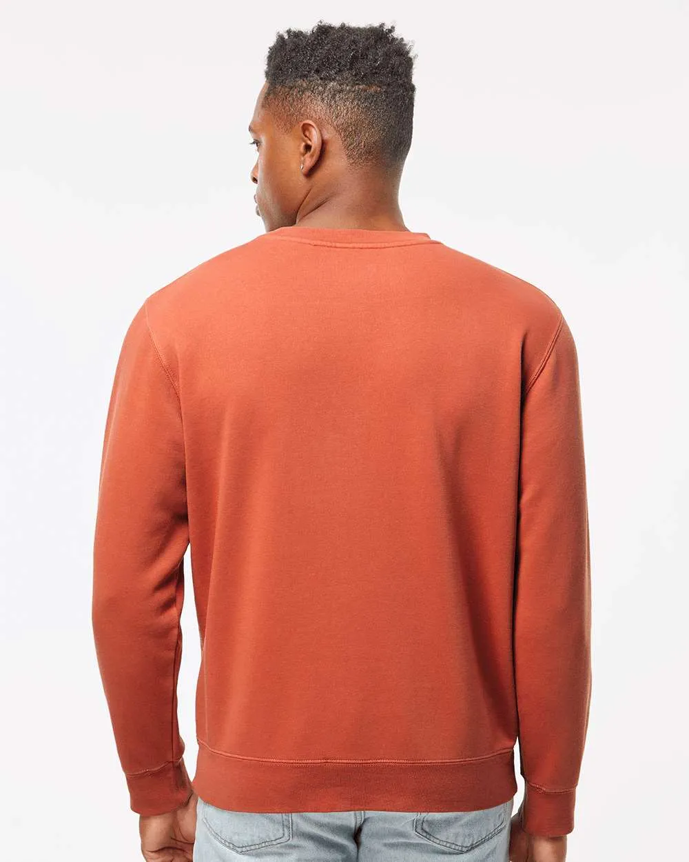 Independent Trading Co. Midweight Pigment-Dyed Crewneck Sweatshirt PRM3500