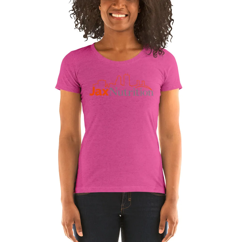 Jax Nutrition Full Color Logo Ladies' short sleeve t-shirt (Bella   Canvas 8413)