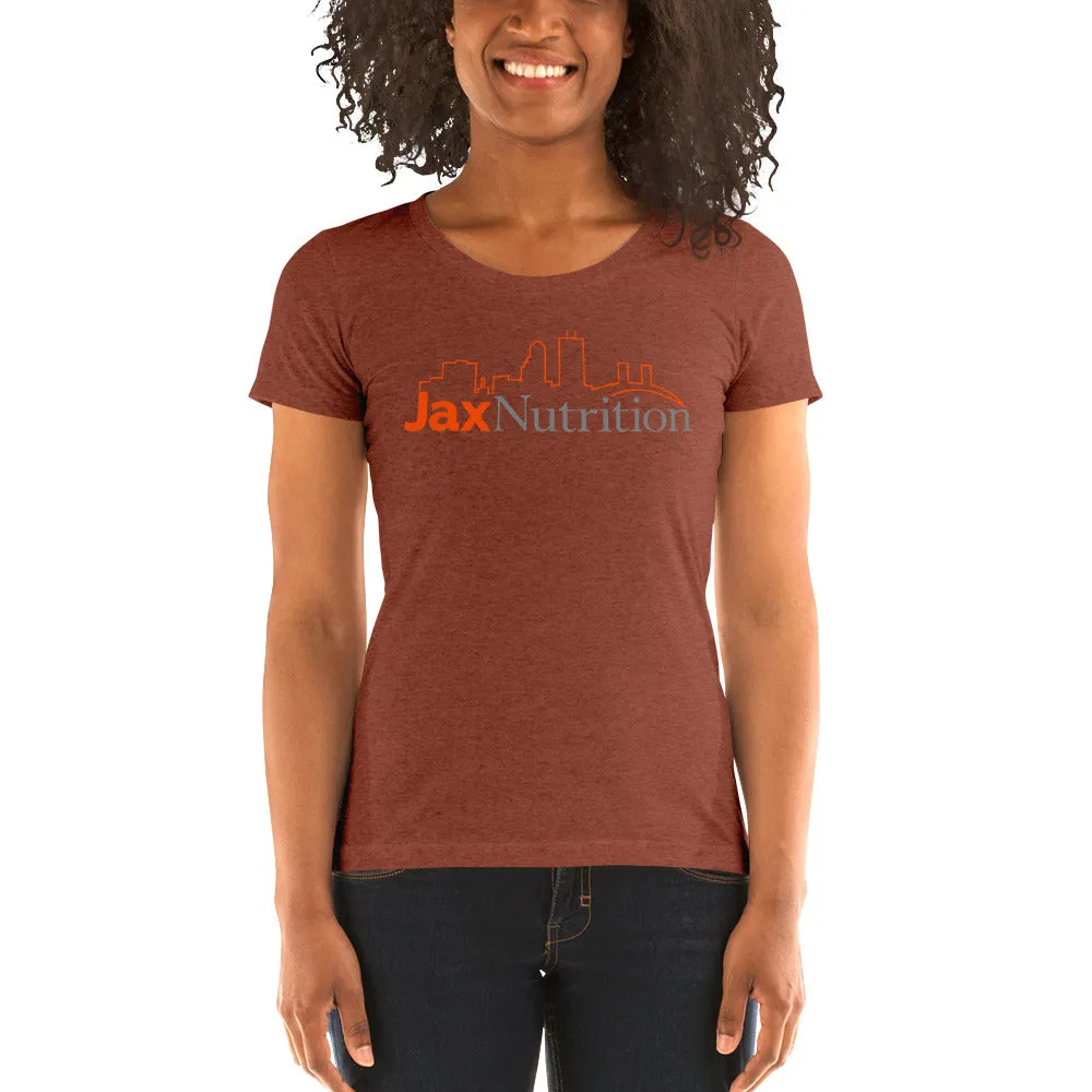 Jax Nutrition Full Color Logo Ladies' short sleeve t-shirt (Bella   Canvas 8413)