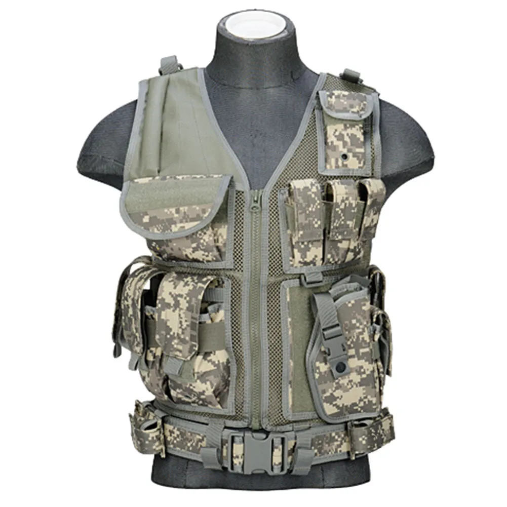 Lancer Tactical Cross Draw Vest with Holster