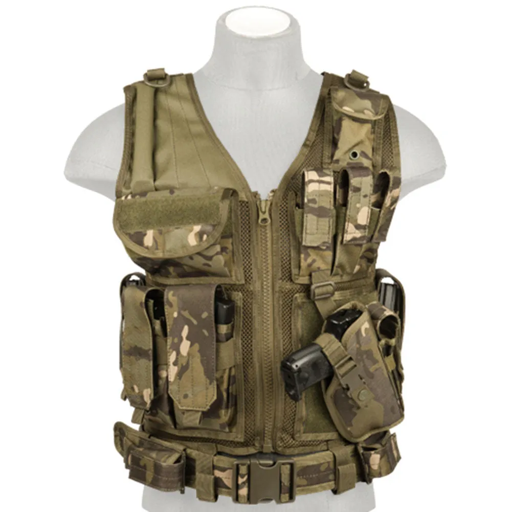 Lancer Tactical Cross Draw Vest with Holster