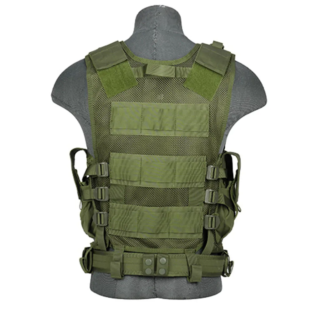 Lancer Tactical Cross Draw Vest with Holster