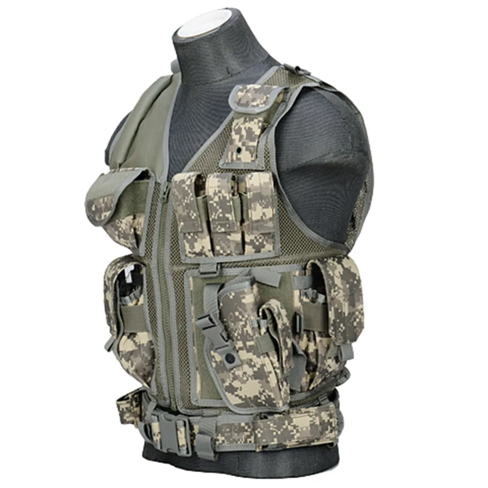 Lancer Tactical Cross Draw Vest with Holster