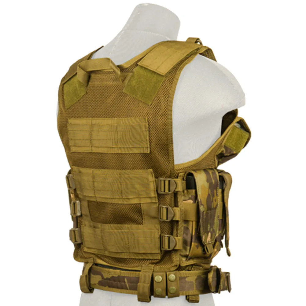 Lancer Tactical Cross Draw Vest with Holster