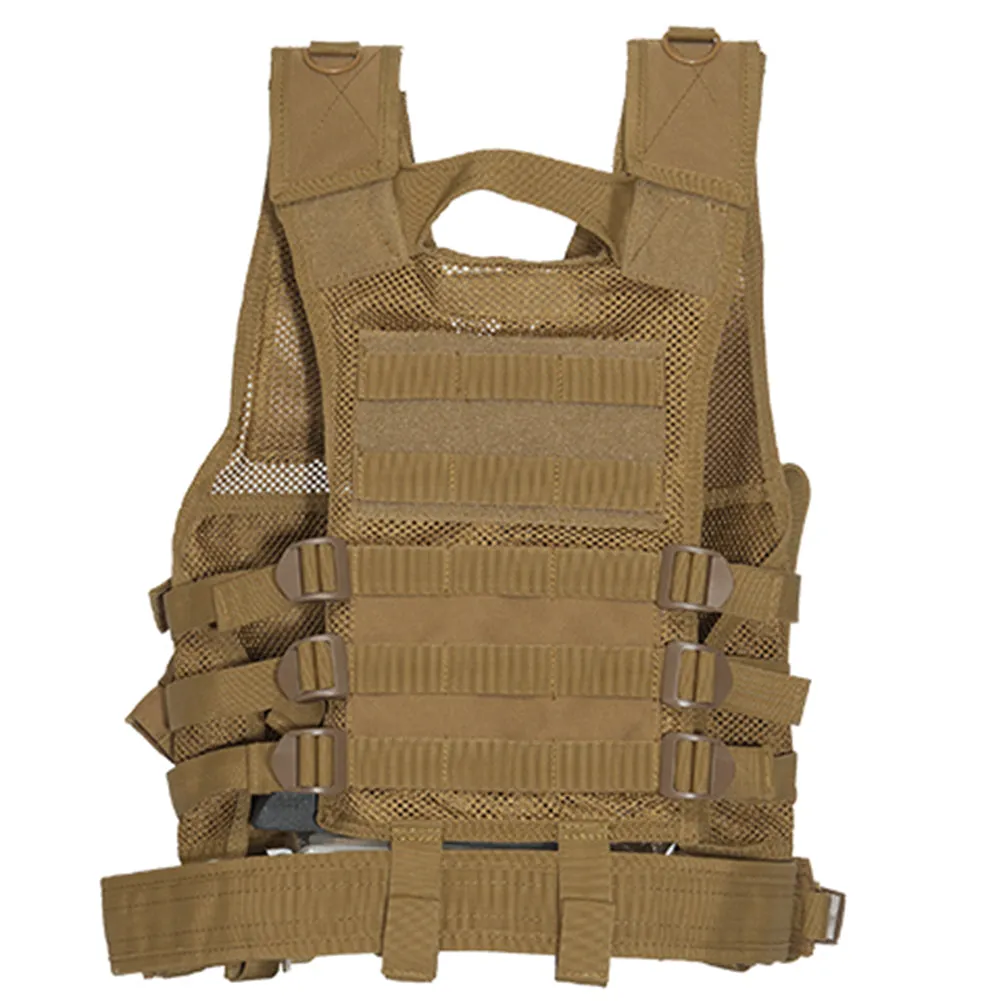 Lancer Tactical Youth Size Cross Draw Vest with Holster