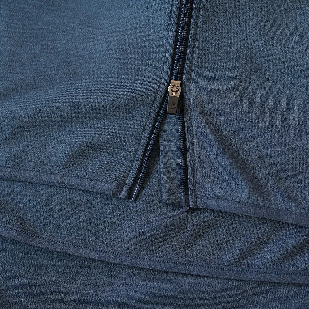 Mens 320 Merino Full Zip (Denim/Navy)