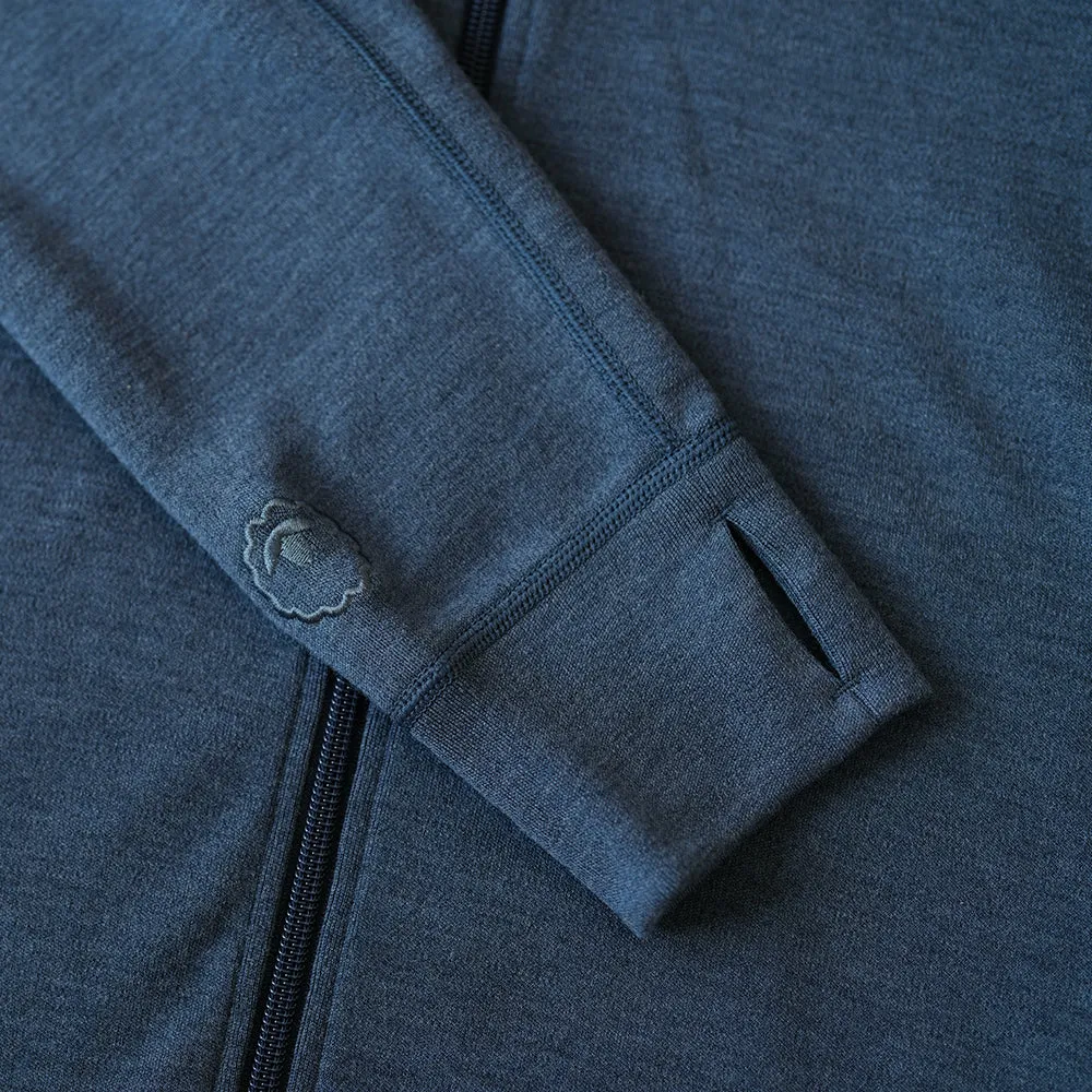 Mens 320 Merino Full Zip (Denim/Navy)