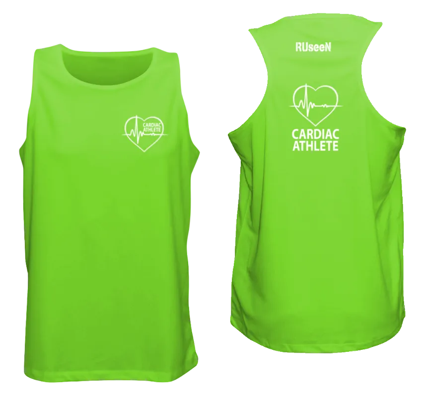 Men's Cardiac Athlete Tank Top - Reflective or Black Text