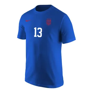 Men's Nike USWNT Classic Morgan Royal Tee