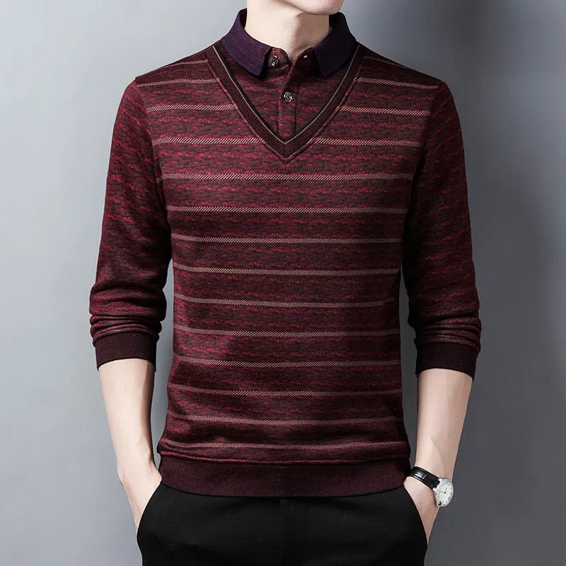 Mens  Two Piece Shirt   Sweaters