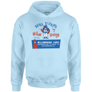 Mike Ditka's Willow Lounge - Willowbrook, IL - Vintage Bowling Alley - Unisex Hoodie