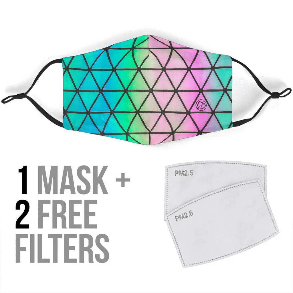 Multi Color Face Mask