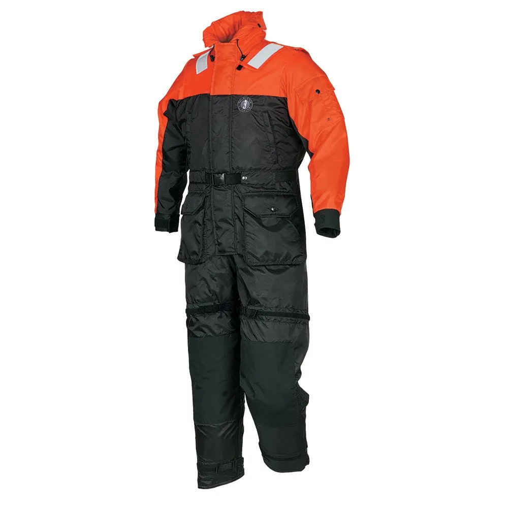 Mustang Deluxe Anti-Exposure Coverall  Work Suit - Orange/Black - XXXL